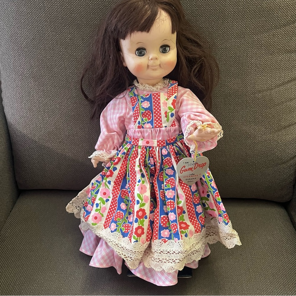 Vintage Antique Effanbee Gum Drop Doll with Original Tag Fully Intact